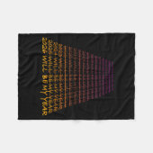 New Year's Eve 2026 Will Be My Year - Happy New Ye Fleece Deken (Voorkant (Horizontaal))