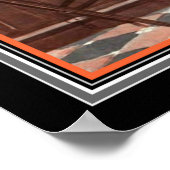 "New Years Eve" Art Deco Afdruk van George Leonnec Poster (Hoek)