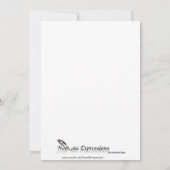 New Years Eve Baby Nieuwjaar Banner Kaart (Achterkant)