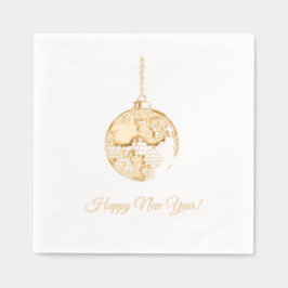 New Year's Eve Ball Folie Servetten