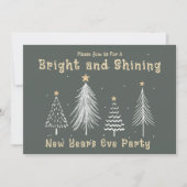 New Years Eve Bright and Shining Holiday Party Feestdagenkaart (Voorkant)
