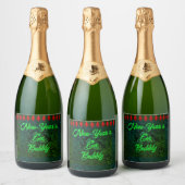 New Year's Eve Bubbly Mousserende Wijn Label (set  Sparkling Wijnetiket (Flessen)