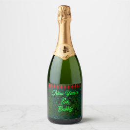 New Year's Eve Bubbly Mousserende Wijn Label (set  Sparkling Wijnetiket