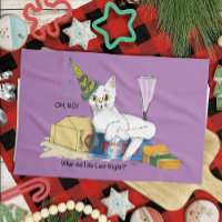 New Years Eve Cat Grappig