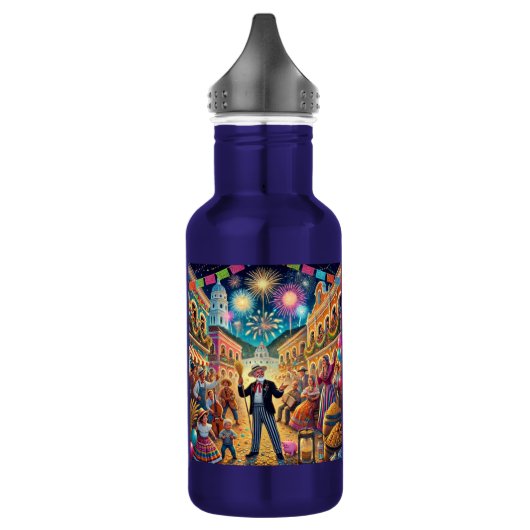 New Year's Eve Celebration El Año Viejo Waterfles (Links)