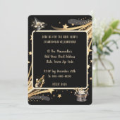 New Year's Eve Celebration Invitation Kaart (Staand voorkant)