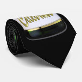 New Years Eve champagne fles vieren stropdas (Opgerold)