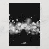 New Year's Eve Champagne Sparkler Invitations Kaart (Achterkant)