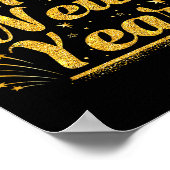 New Year's Eve Countdown 2026 Party Costume Happy  Poster (Hoek)