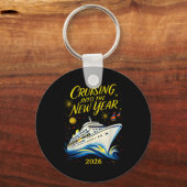 New Year's Eve Cruise 2026 Cruising Into The New Y Sleutelhanger (Voorkant)