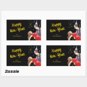 New Year's Eve Dancing Rechthoekige Sticker (Vel)