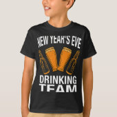 New Year's Eve Drinking Team, Funny New Years Eve T-shirt (Voorkant)