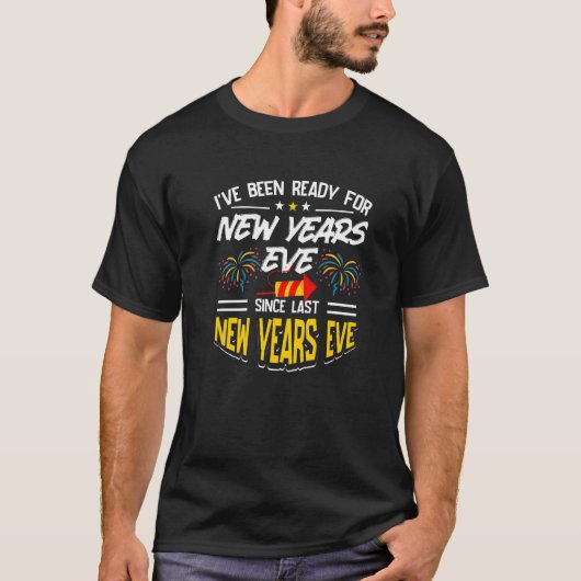 New Years Eve Firework Pyro Technics T-shirt (Voorkant)
