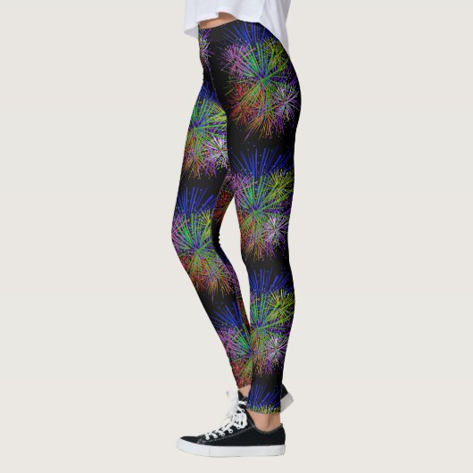 New Years Eve Fireworks feestdag Leggings (Links)