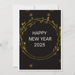 NEW YEARS EVE GIFT Gouden Vakantie kaart