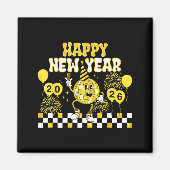 New Year's Eve Hello 2026 Happy New Year 2026 Disc Magneet (Voorkant)