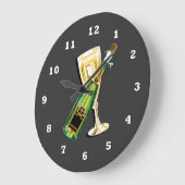 New Years Eve Holiday Clock Grote Klok (Hoek)