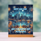 New Year's Eve in New York City Acryl Bord (Neutraal)