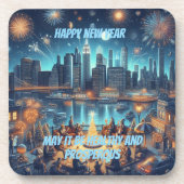 New Year's Eve in New York City Bier Onderzetter (Voorkant)
