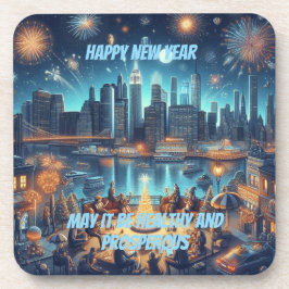 New Year's Eve in New York City Bier Onderzetter