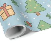 New Year's Eve in the forest Cadeaupapier (Rol Hoek)