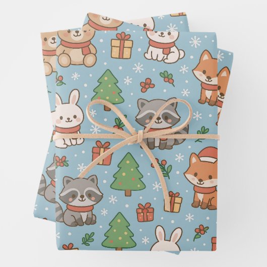 New Year's Eve in the forest Inpakpapier Vel (In situ)