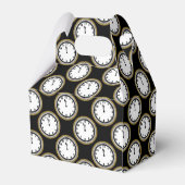 New Years Eve klok patroon partij gunst doos Bedankdoosjes (Achterkant)