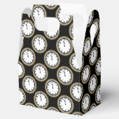 New Years Eve klok patroon partij gunst doos Bedankdoosjes (Geopend)