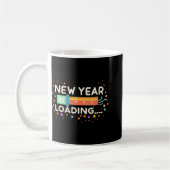 New Years Eve Loading Winter Holiday Greeting Fest Koffiemok (Links)