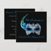 "New Year's Eve Masquerade Ball" — Blue Mask [1] Kaart (Voorkant / Achterkant)