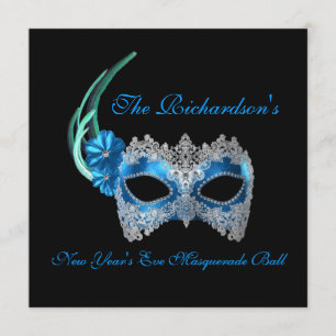 "New Year's Eve Masquerade Ball" — Blue Mask [1] Kaart