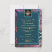 New Years Eve Masquerade Kaart (Voorkant)