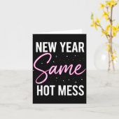 New Years Eve Outfits Women, Funny New Year Same M Kaart (Gele Bloem)