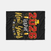 New Years Eve Party 2026 Fireworks Happy New Year Fleece Deken (Voorkant (Horizontaal))