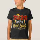 New Years Eve Party 2026 Fireworks Happy New Year  T-shirt (Voorkant)