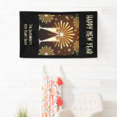 New Years Eve Party (Champagne en Fireworks) Spandoek (Insitu)