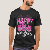 New Years Eve Party Countdown Happy New Year Firew T-shirt (Voorkant)