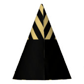 New Year's Eve Party Gold Black 2023 Feesthoedjes (Achterkant)