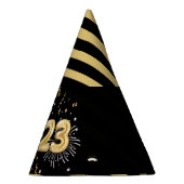 New Year's Eve Party Gold Black 2023 Feesthoedjes (Rechts)