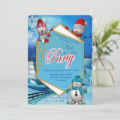 New-years Eve Party Kaart (Staand voorkant)