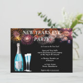 New Years Eve Party Kaart (Staand voorkant)