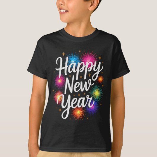 New Years Eve Party Matching Happy New Year  T-shirt (Voorkant)