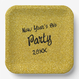 New Year's Eve Party Papieren Bordje