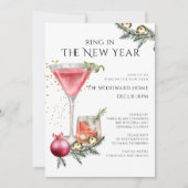 New Year's Eve Party Ring In The New Year Kaart (Voorkant)