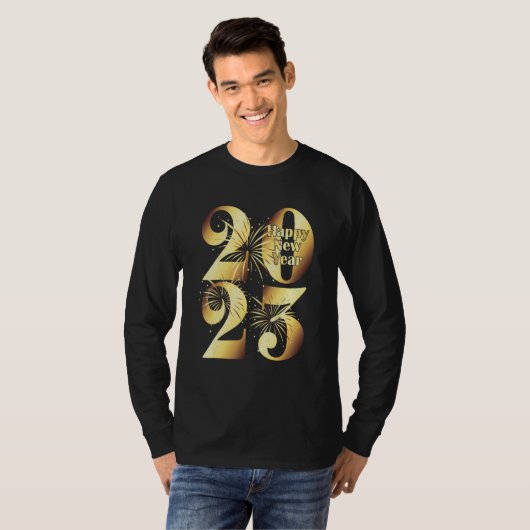 New Years Eve Party Supplies 2023 Happy New Year 3 T-shirt (Voorkant volledig)