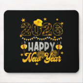 New Years Eve Party Supplies 2026 Happy New Year F Muismat (Voorkant)