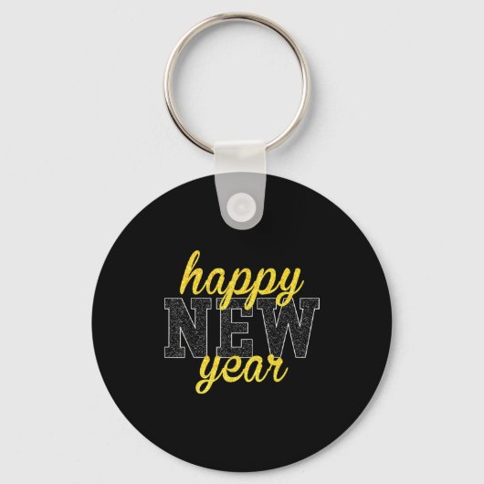 New Years Eve Party Supplies Nye Matching Happy Ne Sleutelhanger (Voorkant)