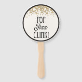 New Year's Eve Photo Booth Prop Decorations Handwaaier (Voorkant)