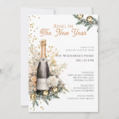 New Year's Eve Ring In The New Year Party Kaart (Voorkant)