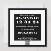 New Years Eve Save the Date 12 31 24 Bruiloft (Achterkant)